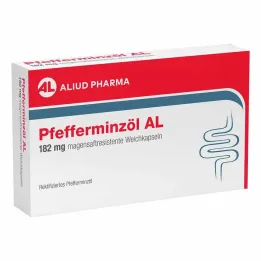 Piparmētru eļļa AL 182 mg mīkstās kapsulas ar zarnās šķīstošu pārklājumu kairinātu zarnu sindroma ārstēšanai, 30 gab