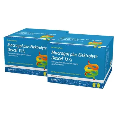 Makrogols plus elektrolīti Dexcel 13,7 g Ple, 100 gab