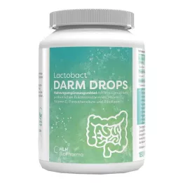 LACTOBACT DARM DROPS Košļājamās tabletes, 180 gab