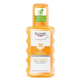 Eucerin Sun Oil Control Body caurspīdīgs aerosols LSF 30, 200 ml