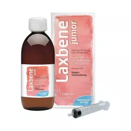 LAXBENE junior 500 mg/ml šķīdums iekšķīgai lietošanai, bērniem no 6 mēnešiem līdz 8 gadiem, 500 ml