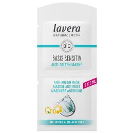 Lavera bāzes jutīga maska Q10, 2x5 ml