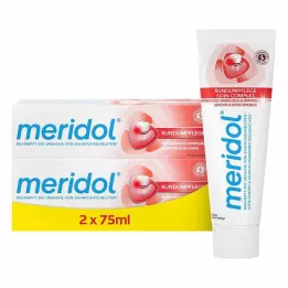 MERIDOL Visaptverošas kopšanas zobu pastas dubultais iepakojums, 2X75 ml