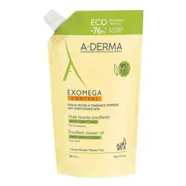 A-derma Exomega Control dušas eļļas uzpilde (500 ml)