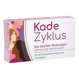 KADEZYKLUS smagai asiņošanai menstruāciju laikā 400mg FTA, 20 gab