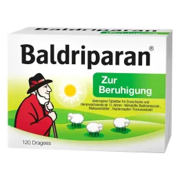 Baldriparan tabletes ar pārklājumu sedācijai, 120 gab