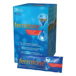 Ferrotone dabīgā dzelzs maisiņš, 28X20 ml