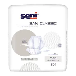 Seni San Classic nesaturēšanas paliktnis maxi, 30 gab