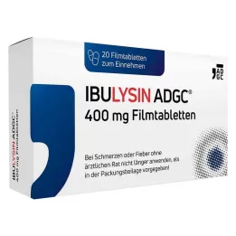 IBULYSIN ADGC® 400 mg apvalkotās tabletes, 20 gab