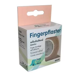 UM EASYPLAST Pirkstu apmetums pašlīmējošs 2,5 cm x 5 m bēšs, 1 gab