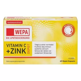 WEPA C vitamīns+cinka kapsulas, 60 gab