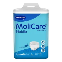 Molicare Premium Mobile 6 pilieni L izmērs, 14 gab