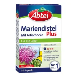 Abtei Mariendistel Plus kapsulas ar artišoku, 30 gab