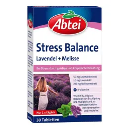 Abbey Stress Balance lavandas + Melissas tabletes Tf (30 gab.)