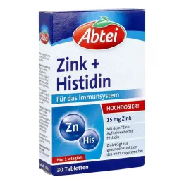 Abbey cinka + histidīna tabletes (30 gab.)