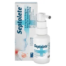 Septolete 1,5 mg/ml + 5 mg/ml aerosols, 30 ml