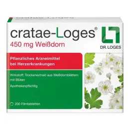 cratae-Loges 450 mg vilkābeles apvalkotās tabletes, 200 gab