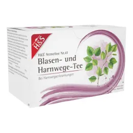 H&S® urīnpūšļa un urīnceļu tējas filtra maisiņi, 20 x 2 g