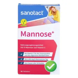 Sanotact Mannose+ tabletes (30 gab.)