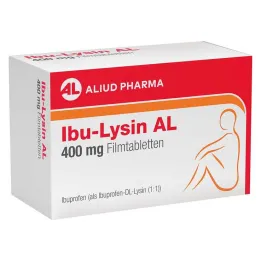 Ibu-Lysine AL 400 mg apvalkotās tabletes, 50 gab