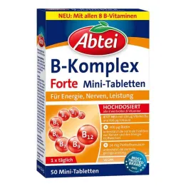Abbey Vitamin B Complex forte tabletes, 50 gab