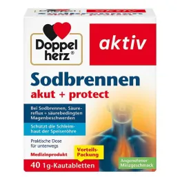 Doppelherz grēmas akūtas + aizsargkošļājamās tabletes, 40 gab