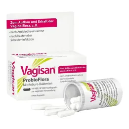 Vagisan Probioflora pienskābes baktēriju cietās kapsulas, 8 gab