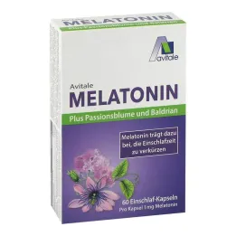 Melatonīns + pasiflora + baldriāna kapsulas, 60 gab