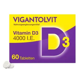 Vigantolvit 4000 SV D3 vitamīna tabletes, 60 gab