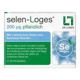 Selenium-Loges 200 µg dārzeņu apvalkotās tabletes, 60 gab