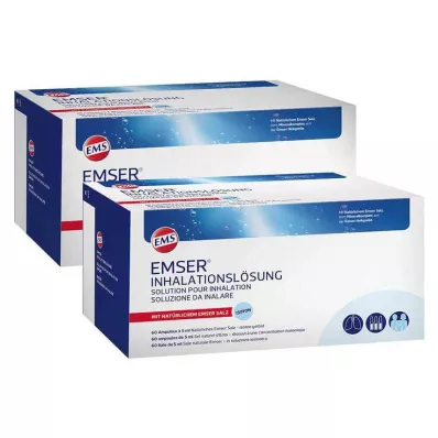 EMSER Inhalācijas šķīdums, 2X60 gab