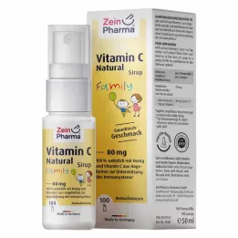 VITAMIN C NATURAL 80 mg ģimenes sīrups, 50 ml