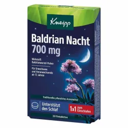 Kneipp Valerian Night 700 mg apvalkotās tabletes, 30 gab