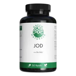 Green Naturals Jods no organiskām brūnaļģēm 200 µg kapsulas, 365 gab