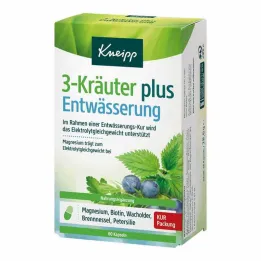 Kneipp 3-herb plus drenāžas kapsulas, 60 gab