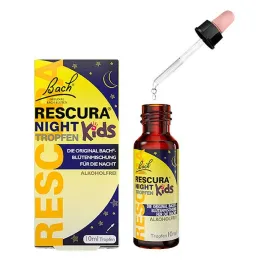 Bach Flowers Original Rescura Night Kids pilieni bez alkohola, 10 ml