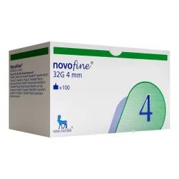 Novofine 4 mm kanulas 0,23x0,25 mm 32 G, 100 gab
