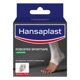 Hansaplast robusta sporta lente 3,8 cmx10 m balta, 1 gab