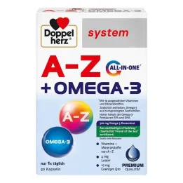 Doppelherz A-Z + Omega-3 viss vienā sistēmas kapsulas, 30 gab