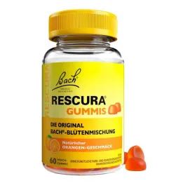 Baha ziedi Original Rescura Gummies Orange, 60 gab