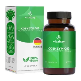 Koenzīma Q10 ubikinona komplekss 200 mg vegānas kapsulas, 120 gab