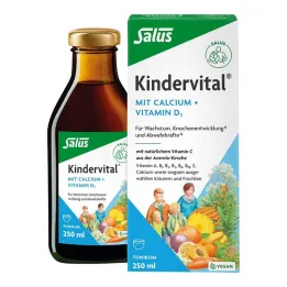 Kindervital ar kalciju + D3 toniks Salus, 250 ml
