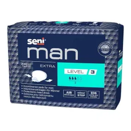 Seni® Man nesaturēšanas paliktnis papildus līmenis 3, 15 gab