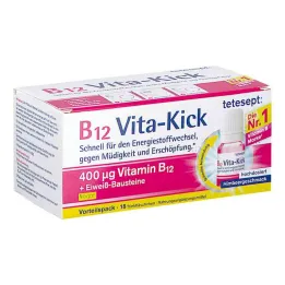 Tetesept B12 Vita-Kick 400µg dzeramās ampulas (18 gab.)