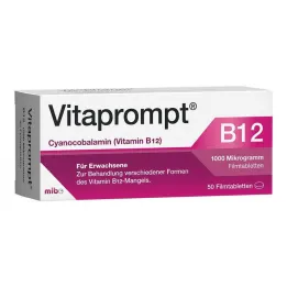 VITAprompt B12 1000 mikrogramu apvalkotās tabletes, 50 gab
