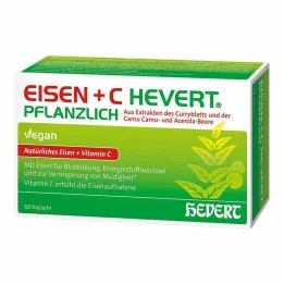 Iron + C Hevert dārzeņu kapsulas, 60 gab