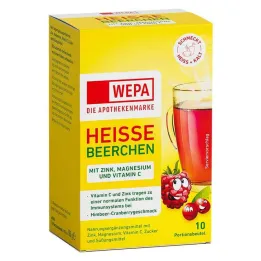 Wepa karstās ogas + C vitamīns + cinks + magnija pulveris, 10X10 g