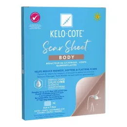 Kelo-Cote silikona rētu apmetuma korpuss, 1 gab