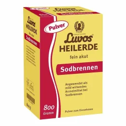 Luvos dziedinošo mālu smalks akūtu grēmu pulveris, 800 g