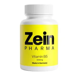 B5 vitamīns pantotēnskābe 500 mg kapsulas, 120 gab